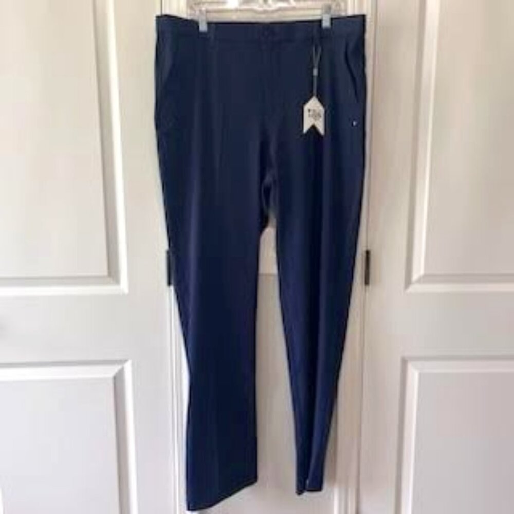NWT Golf Pants 1764 Signature "Wilkes" Men's Size 40 x 34 in Blue Active Wear